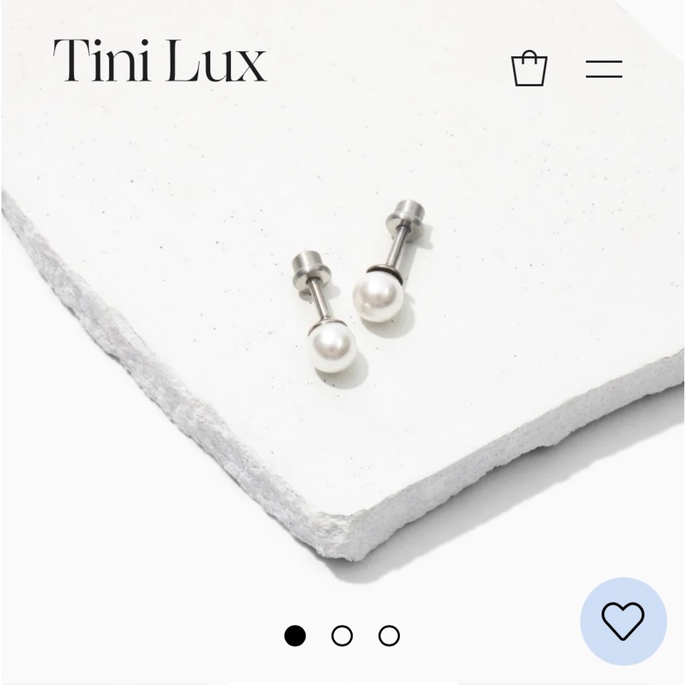 Tinilux Charlotte Studs (Pearl)
